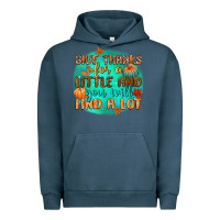 Pigment Midnight Navy give thanks for a little and you will find a lot Urban Hoodie - CowGirlArtShop