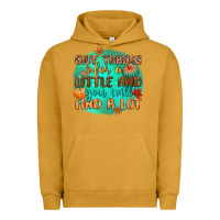Pigment Peanut Butter give thanks for a little and you will find a lot Urban Hoodie - CowGirlArtShop