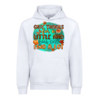 White give thanks for a little and you will find a lot Urban Hoodie - CowGirlArtShop