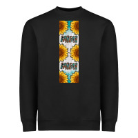 Black mimi sunflower leopard  pen wrap Heavyweight Sweatshirt - Artiststas