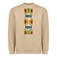 Mimi Sunflower Leopard  Pen Wrap Heavyweight Sweatshirt | Teevron