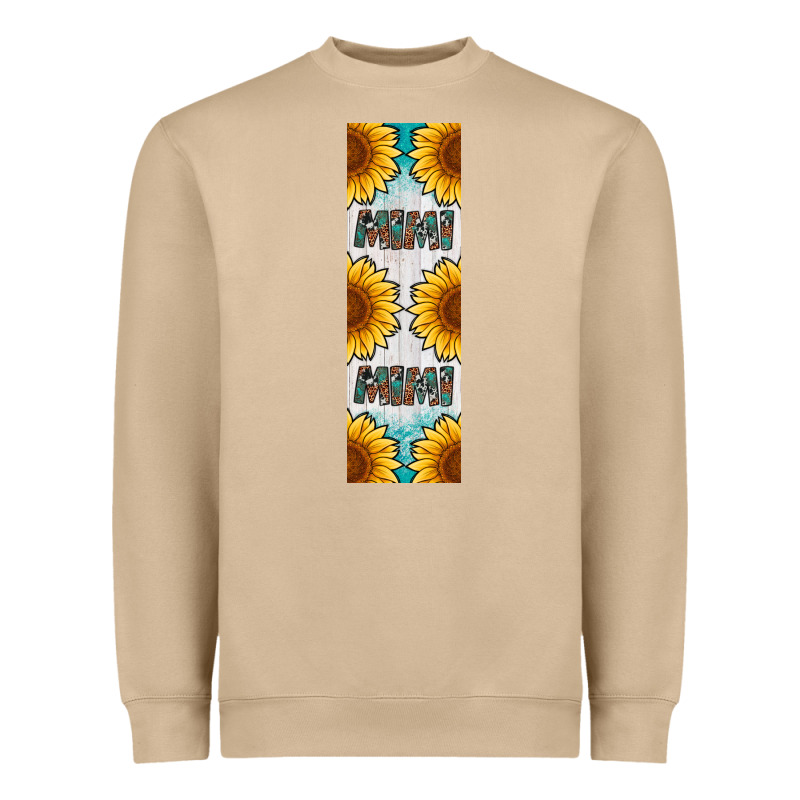 Mimi Sunflower Leopard  Pen Wrap Heavyweight Sweatshirt by Artiststas | Teevron