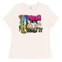 Bone Dream until it's your reality heels black fashion Ladies Tee - RanaPortraitStore