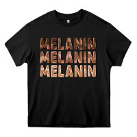 Black melanin melanin melanin Heavy Core Tee - texasbilliewilder