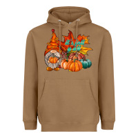 Toasted Coconut it is fall yall gnome Heavyweight Hoodie - RacoonDesign