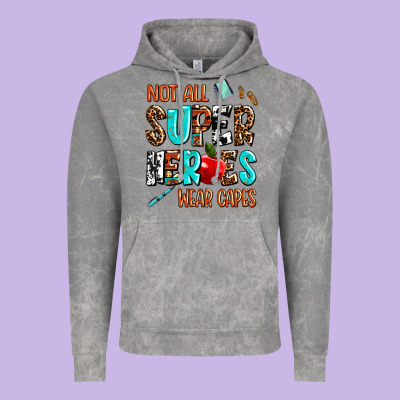 Not All Super Heroes Wear Capes Vintage Hoodie Designed By Adodesignshop