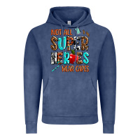 Vintage Denim not all super heroes wear capes Vintage Hoodie - AdoDesignShop