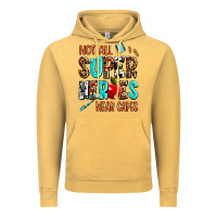 Vintage Mustard not all super heroes wear capes Vintage Hoodie - AdoDesignShop