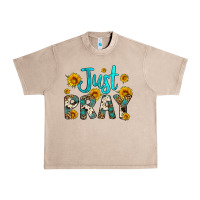 French Oak just pray Urban Heavy Tee - Artiststas