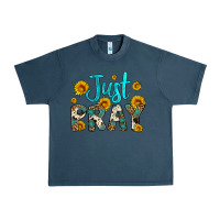 Midnight Navy just pray Urban Heavy Tee - Artiststas