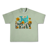 Oil Green just pray Urban Heavy Tee - Artiststas