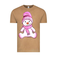 Vintage Camel winter pink snowman and hat Vintage Tee - AdoDesignShop