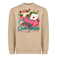 Mushroom love letter with typewriter Heavyweight Sweatshirt - AdoDesignShop