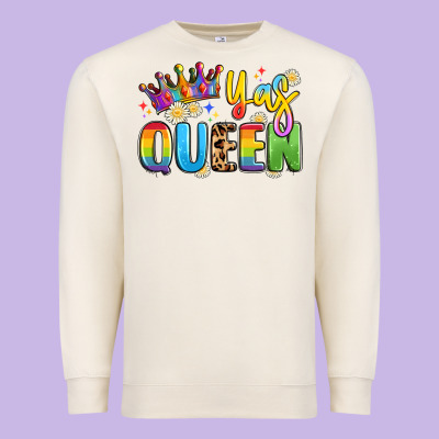 Yas Queen Premium Sweatshirt Designed By Artiststas