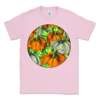 Bubblegum Pink Fall Rounded Classic Tee - LillyAllenDesigns