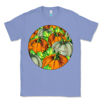 Colony Blue Fall Rounded Classic Tee - LillyAllenDesigns