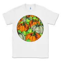 White Fall Rounded Classic Tee - LillyAllenDesigns