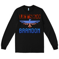 Black let's go brandon thunderbird Long Sleeve Tee - Jasminsmagicworld