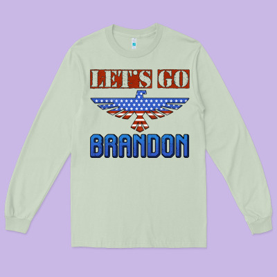 Let's Go Brandon Thunderbird Long Sleeve Tee Designed By Jasminsmagicworld
