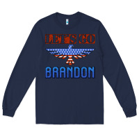 Navy let's go brandon thunderbird Long Sleeve Tee - Jasminsmagicworld