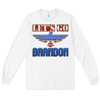 White let's go brandon thunderbird Long Sleeve Tee - Jasminsmagicworld