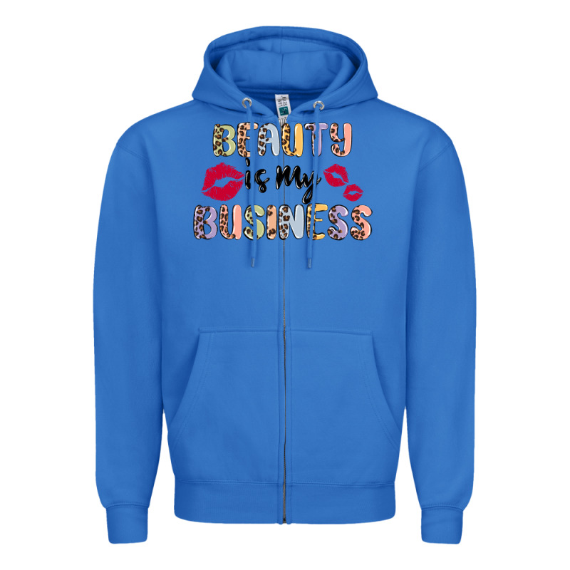 Beauty Is My Business Zipper Hoodie by MaliasSmallBusiness | Teevron