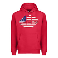 Cardinal American lip Premium Hoodie - Bettercallsaul