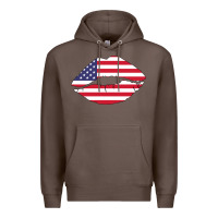 Coffee American lip Premium Hoodie - Bettercallsaul