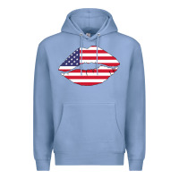 Colony Blue American lip Premium Hoodie - Bettercallsaul