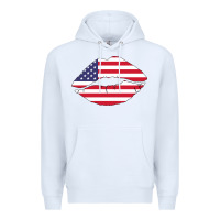 White American lip Premium Hoodie - Bettercallsaul
