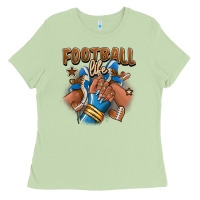 Matcha Football life afro girl sneakers Ladies Tee - RanaPortraitStore