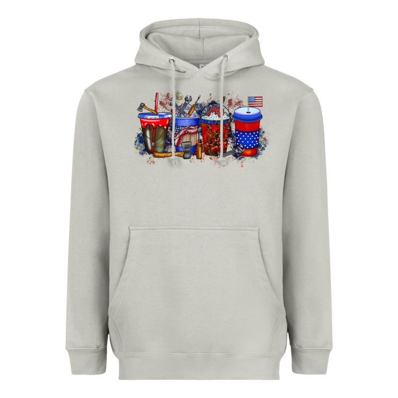 Labor Day Drink Heavyweight Hoodie by RacoonDesign | Teevron