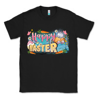Black Happy Easter Classic Tee - LillyAllenDesigns