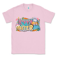 Bubblegum Pink Happy Easter Classic Tee - LillyAllenDesigns