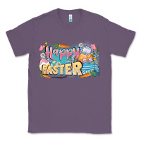 Lavender Happy Easter Classic Tee - LillyAllenDesigns