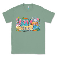 Sage Happy Easter Classic Tee - LillyAllenDesigns