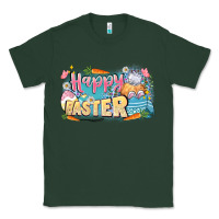 Sports Green Happy Easter Classic Tee - LillyAllenDesigns
