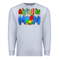Heather Grey autism mom Premium Sweatshirt - Artiststas