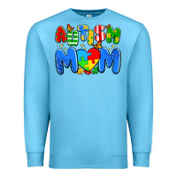 Ocean Blue autism mom Premium Sweatshirt - Artiststas