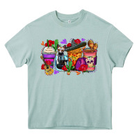 Arona day of the dead coffee cups Heavy Core Tee - Zillion Design Studio
