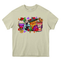 Mossy day of the dead coffee cups Heavy Core Tee - Zillion Design Studio