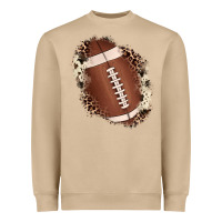 Mushroom football cowhide leopard patch Heavyweight Sweatshirt - JahusDesignShop