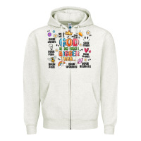 Oatmeal Heather god is so much bigger than... Zipper Hoodie - MaliasSmallBusiness