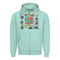 Seafoam god is so much bigger than... Zipper Hoodie - MaliasSmallBusiness