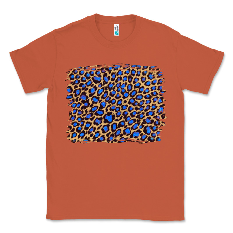 Leopard With Navy Blue Glitter Classic Tee by Artiststas | Teevron