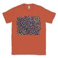 Copper leopard with navy blue glitter Classic Tee - Artiststas