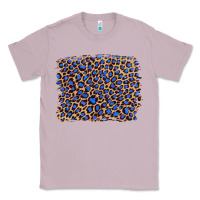 Lilac leopard with navy blue glitter Classic Tee - Artiststas