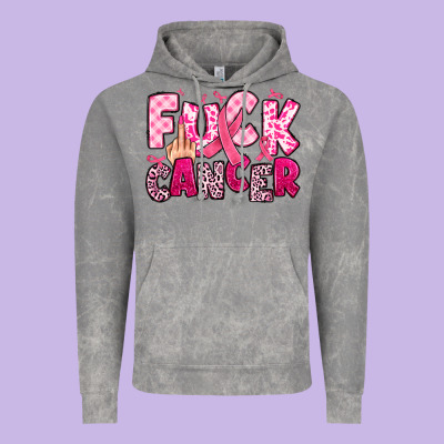 Fuck Cancer Vintage Hoodie Designed By Jahusdesignshop