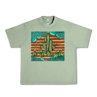Oil Green cactus gemstone Urban Heavy Tee - JahusDesignShop