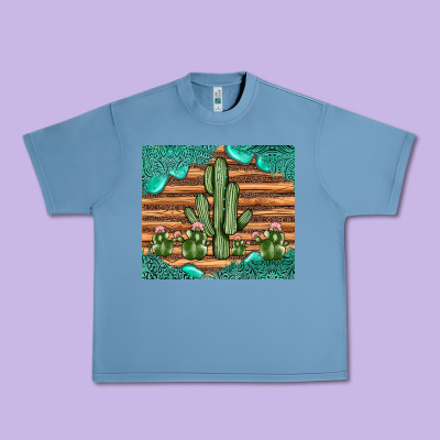 Cactus Gemstone Urban Heavy Tee Designed By Jahusdesignshop